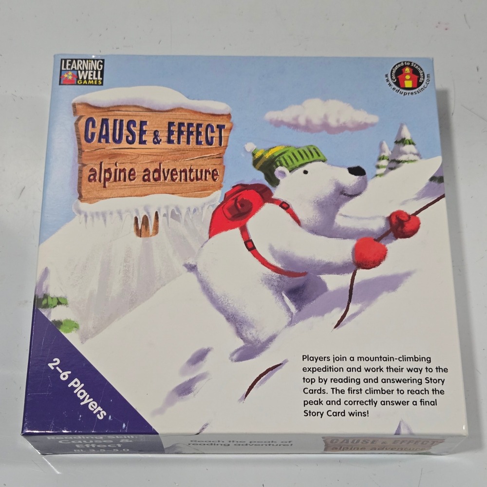 Learning Well Games Cause & Effect Alpine Adventure Board Game LRN601 Reading